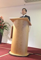 The Hon Stephen Lam, GBM, GBS, former Chief Secretary for Administration of the HKSAR government, delivers the Mok Hing Yiu Lecture.